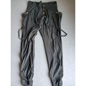 Thaluta Pants Medium Drop Crotch Harem Cargo Lagenlook Boho Casual Relaxed